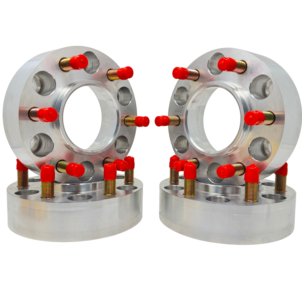 6x5.5 Toyota Hub centric Conversion (aka 6x139.7) 106MM To 95.1MM | 6 lug Adapters 14x1.5 studs & Mounting Lug Nuts | Add New Toyota Tacoma(N400) Tundra(XK70), Sequoia(XK80) 4Runner +More Wheels On Previous Gen Trucks