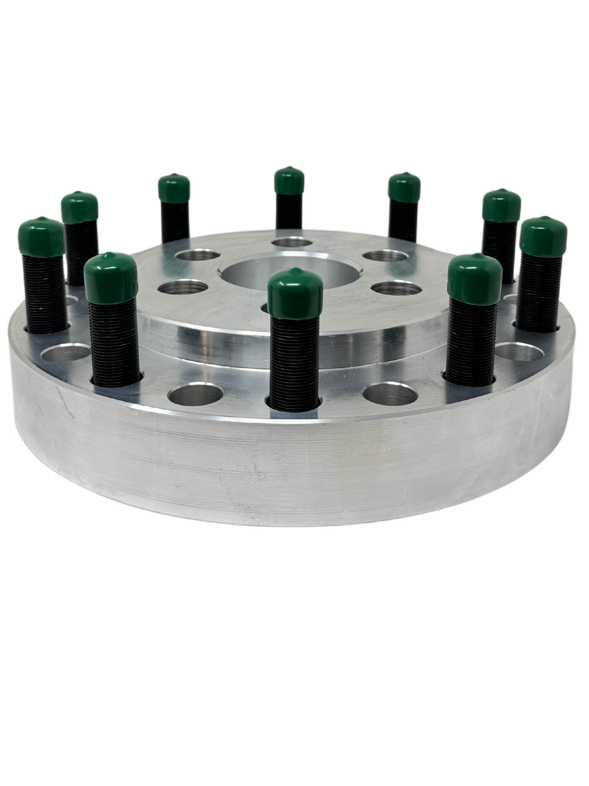 USA Made Tesla Cybertruck 6x5.5 To 10x285 Wheel Adapters Conversion Single Wheel Or Dually Conversion! OEM Hub Centric Bore & Wheel Centering Lip 2” Inch To 4” Inch 6x139.7 To 10x285 Use Semi Alcoa Stock Or Aftermarket Wheels On Cyber Truck 22.5 / 24.5