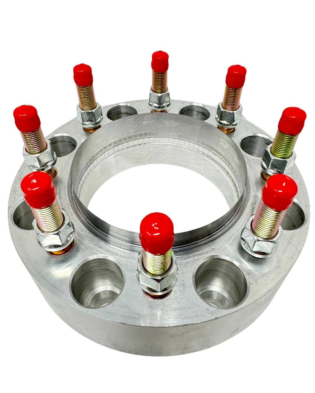 8x180 To 8x170 Hubcentric Wheel Adapters Chevy Silverado GMC Sierra 2500 3500 HD Use Ford F-250 F-350 8x170 Aftermarket Or Stock Wheels / Rims 14x1.5 Studs | Made in USA 124.1 to 124.9 OEM Bores