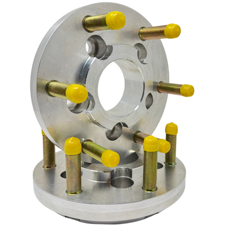 USA MADE Ford Ranger To Trophy Truck Adapters | 5X4.5 To 6x6.5 Hubcentric Wheel Adapters | Convert 5x4.5 (Also Known As 5x114.3) Vehicles To Use 6x6.5 Trophy Truck Wheels | 1/2"-20 Open End Lug Nuts | 5/8" Studs | 70.5mm Hub Bore | 108mm Hub Lip