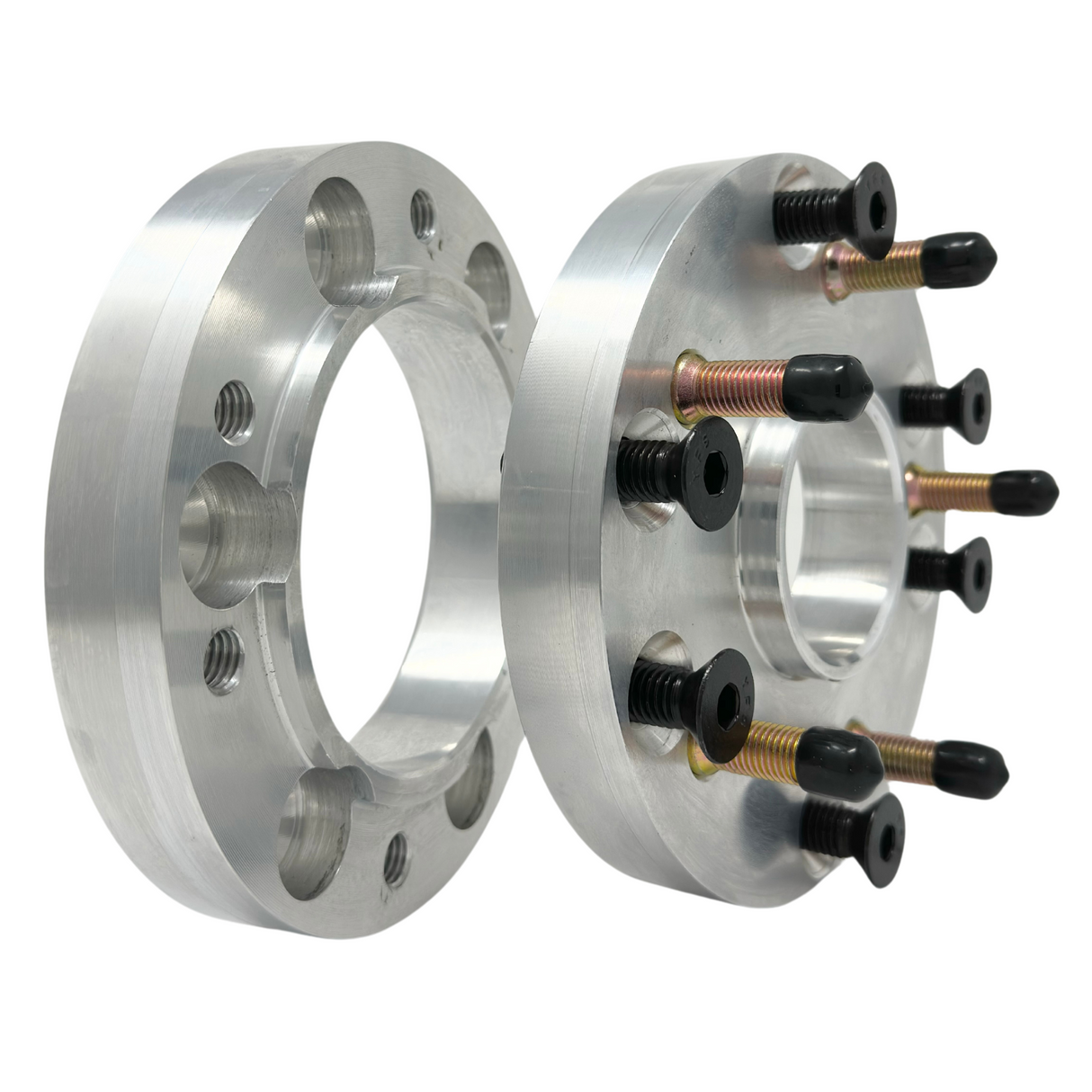 6x5.5 To 5x5 Hubcentric Wheel Adapters / Spacers Use Jeep Wheels On Toyota Tacoma, 4-Runner, FJ Cruiser, Land Cruiser, Lexus GX, HL, 6x139.7 to 5x127 | 106mm Hub bore - 71.5 Wheel Centering Lip | 12x1.5 Studs