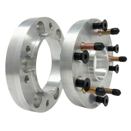 Use Jeep 5x5 Wheels On Toyota 6x5.5 Tacoma, 4-Runner, FJ Cruiser, Land Cruiser, Lexus GX, HL, 6x139.7 to 5x127 Wheel Adapters | 106mm Hub bore - 71.5 Wheel Centering Lip | 12x1.5 Studs