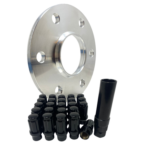5x120 Wheel Spacers Hub Centric 12mm AKA 1/2” Inch For Chevy C8 Corvette, Camaro CTS-V, CT5 V + More 66.9mm Hub Centric OEM Lip + 20 Free Extended Thread Spline Anti-Theft Racing Lug Nuts Included!