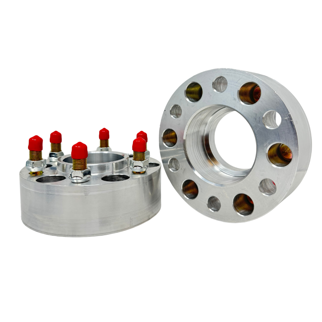 Chevrolet Colorado GMC Canyon 6x5.5 To 6x120 Hubcentric Wheel Adapters 1"-3" Inch Options Available | 100.5mm to 66.9mm hub | 12x1.5 Open End Lug Nuts 14x1.5 Studs