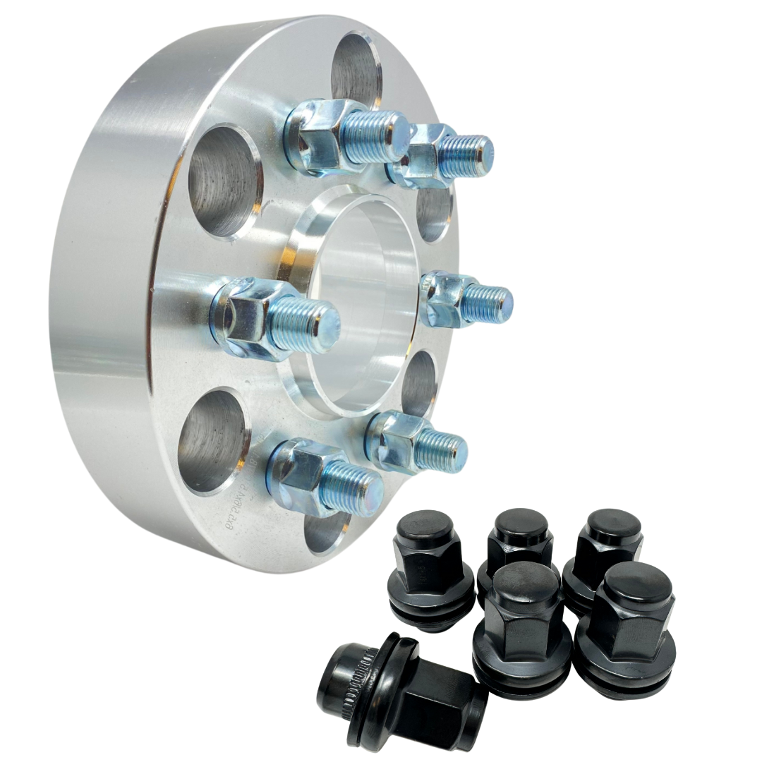 New 2024+ Toyota Tacoma & 2022+ Tundra 6x5.5 Wheel Spacers Hub Centric 95.1mm OEM Bore & Centering Lip 14x1.5 studs 6x139.7 Lug Nuts Included! USA Made & Lifetime Warranty! + 24 Free Toyota OEM Black Mag Lug Nuts!