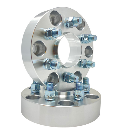 1"-3" inch 6x5 To 6x5.5 Hub Centric Wheel Adapters | 6x127 To 6X139.7 | Chevrolet TrailBlazer, SSR, And GMC Envoy To Fit 6x5.5 Silverado, Sierra, Suburban, Tahoe And other Chevy Wheels | 78.1mm Hub | 12x1.5 Open End Lug Nuts | 14x1.5 Studs.