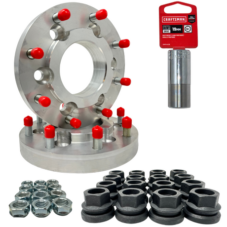 6x135 To 8x170 Hub Centric Wheel Adapters Use Super Duty Wheels On F-150, Raptor, Expedition, Navigator 6 Lug To 8 Lug | 87mm To 124.9mm Centerbore | 14x1.5 or 14x2.0 Mounting Lugs | 1" - 4" Inch Thicknesses For Ford F-150 To Use F-250 & 350 Wheels