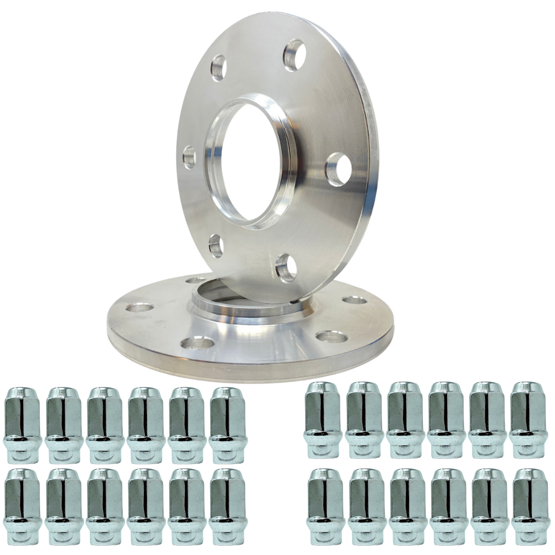 15mm 6x135 FORD TRUCK SPACERS!! For 2004 & Newer F-150 6 Lug Extended Thread Lug Nuts Included.