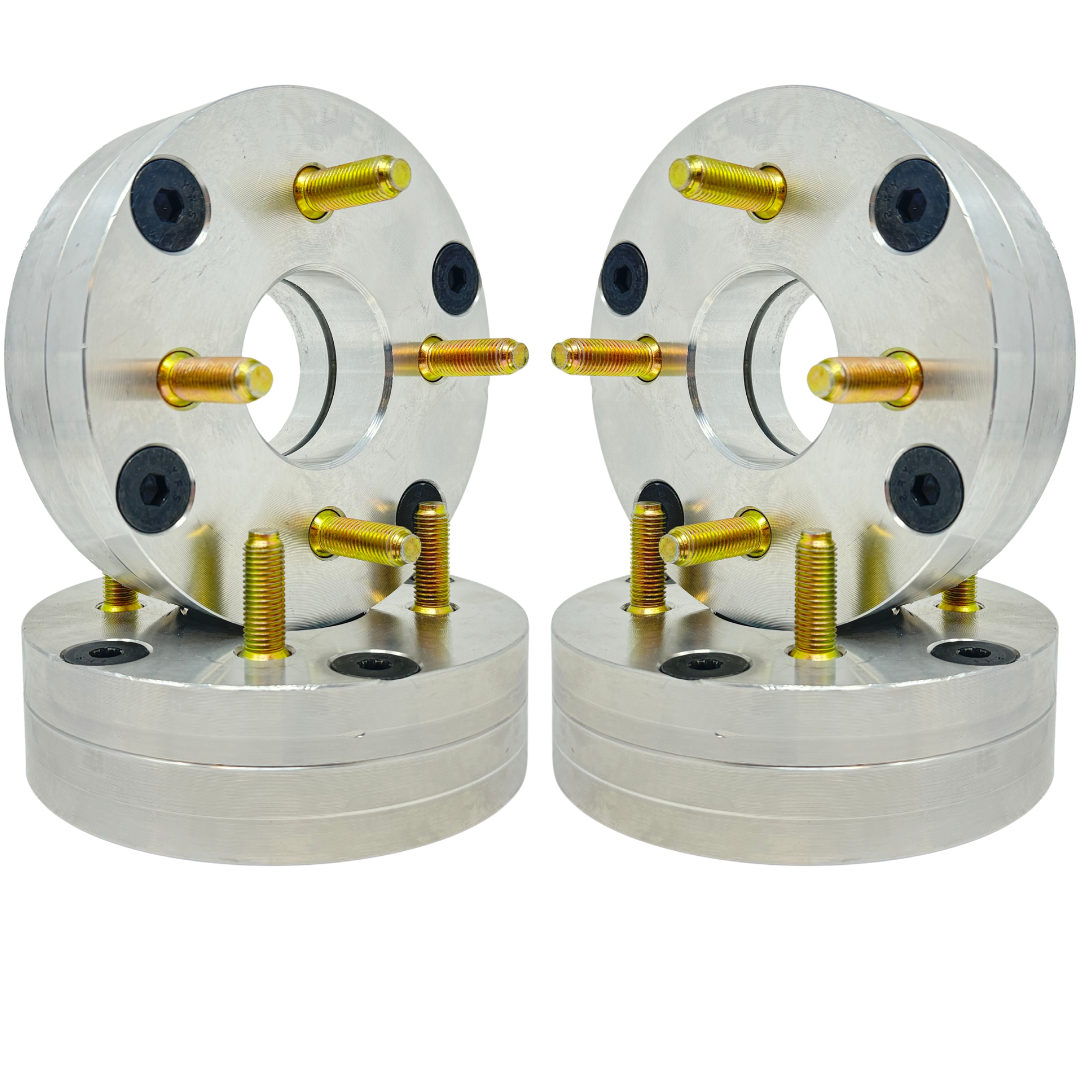 USA Made Smart Fortwo 3 to 4 lug conversion | 3x112 to 4x114.3 (AKA 4x4.5) Wheel Adapters 1.25" - 3 Inch Spacers