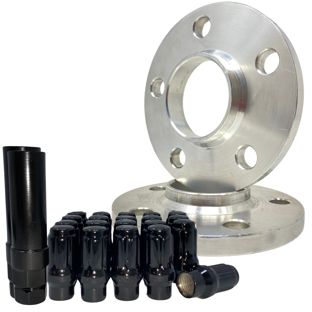 5x120 Bore Conversion 10mm Wheel Spacers 66.9mm Hub To 73.1 Wheel 3/8” Thick C8 Corvette, Camaro CTS-V CT5 V For OEM Fitment To Aftermarket Wheels Hub & Wheel Centric + Extended Thread Racing Lug Nuts Included!