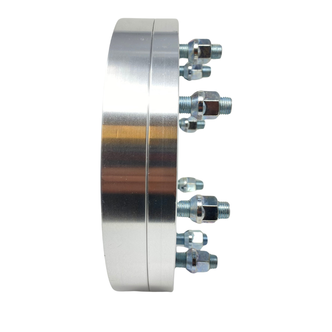 6 To 8 Lug Wheel Adapters 6x5.5 To 8x6.5 Wheel Adapters 2" Inch Thick Use 8 Lug Wheels On 6 Lug Trucks 6x139.7 To 8x165.1 6 To 8 Lug Conversion Solid Forged 6061 T-6 Aerospace Grade Billet Aluminum | USA Lifetime Warranty!