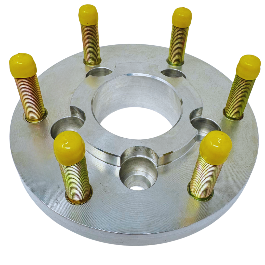 USA MADE Ford Ranger To Trophy Truck Adapters | 5X4.5 To 6x6.5 Hubcentric Wheel Adapters | Convert 5x4.5 (Also Known As 5x114.3) Vehicles To Use 6x6.5 Trophy Truck Wheels | 1/2"-20 Open End Lug Nuts | 5/8" Studs | 70.5mm Hub Bore | 108mm Hub Lip
