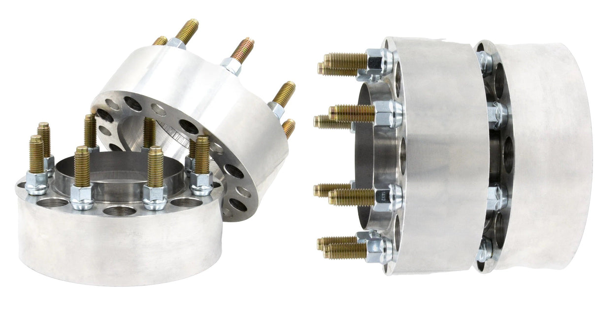 USA Made 8x170 Ford F-250 F-350 Super Duty Hub Centric Wheel Spacers For Large Axle Trucks Fits 2002 & Older Models F250 F350 & Excursion 14x2.0 Studs & Lug Nuts 124.9mm Center Bore Use To Space Out Rear Dually Wheels Custom Steel Centering Ring
