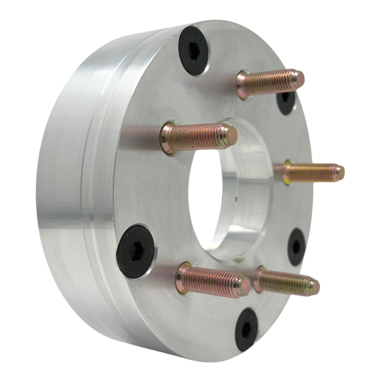 Ford 6x135 Or Chevy 6x5.5 to 5x135 2 Piece Hubcentric Wheel Adapters 2” Inch (50mm) 14x1.5 Studs & Lug Nuts 87.1mm Center Bore | Use 5 lug Ford Wheels On 6 Lug Ford Or Chevy Trucks