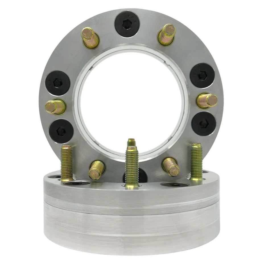 USA Made 4/156 To 6X5.5 Wheel Adapters For Polaris, Kawasaki, Yamaha To Fit 6x5.5 Wheels (also know as 6x139.7) 12x1.5 Studs And Open End Lug Nuts | 131mm Hub Bore | 2 Piece style adapter | 1.5" - 4" inch |