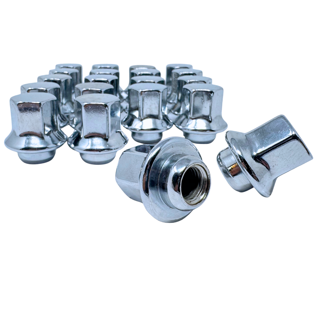 7/16"-20 Snowflake Mag Style Lug Nuts For Corvette C1, C2, C3 & Chevrolet Camaro 1976-1981 Oldsmobile Cutlass, And Pontiac | 20 Piece Kit | Mag Style For Aluminum Wheels |