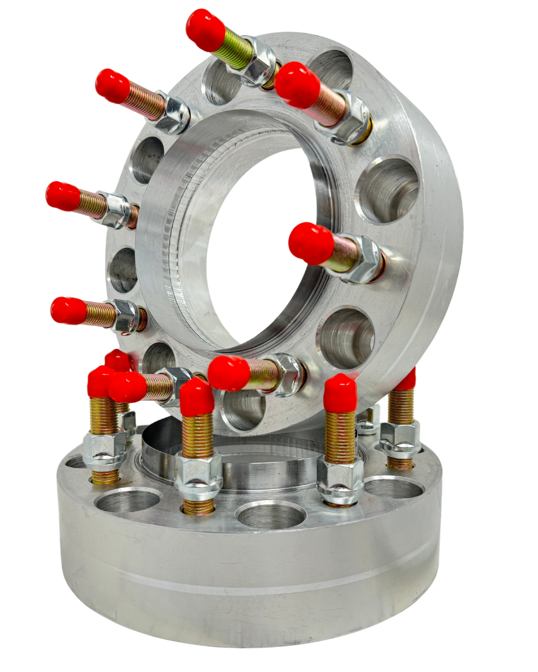 8x180 To 8x170 Hubcentric Wheel Adapters Chevy Silverado GMC Sierra 2500 3500 HD Use Ford F-250 F-350 8x170 Aftermarket Or Stock Wheels / Rims 14x1.5 Studs | Made in USA 124.1 to 124.9 OEM Bores