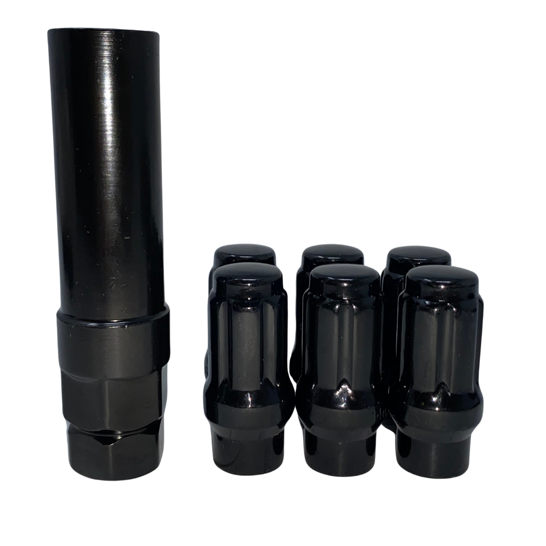 6x5.5 Chevy / GMC Hub Centric 1/2” Inch Wheel Spacers 13mm Thick Plus 24x Free Closed End ET Lug Nuts For Minimal Thread Loss! 78.1 OEM Center Bore & Hub Centric Wheel Balancing Lip, Complete Kit!