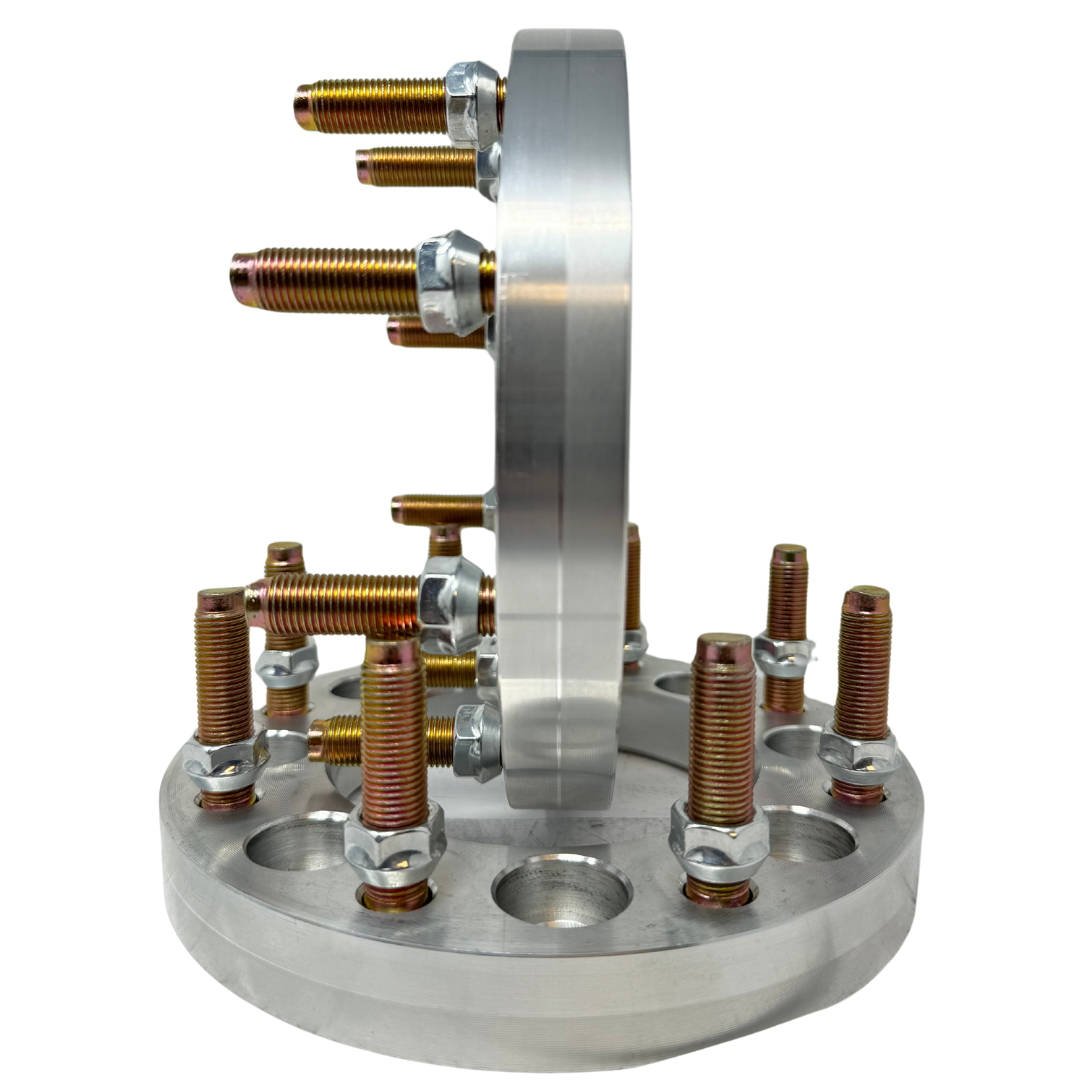 8x170 To 8x6.5 Wheel Adapters For Ford F-250/F-350 1999 & Newer Or Dually F-250/F-350 1999-2004 To Fit 8x6.5 Bolt Pattern Wheels/Rims 14x1.5 or 14x2.0 Open End Lug Nuts Included 124.9 Hub Center Bore
