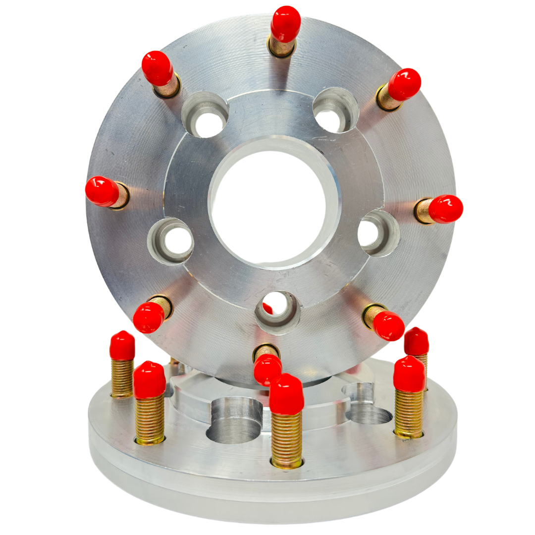USA Made 5x4.5 (AKA 5x114.3) To 8x170 Hub Centric Wheel Adapters | Use Ford F-250 F-350 Super Duty Wheels on Jeep Or Dodge  1.5" Inch Through 3" Inch Thick! 5 To 8 Lug Conversion