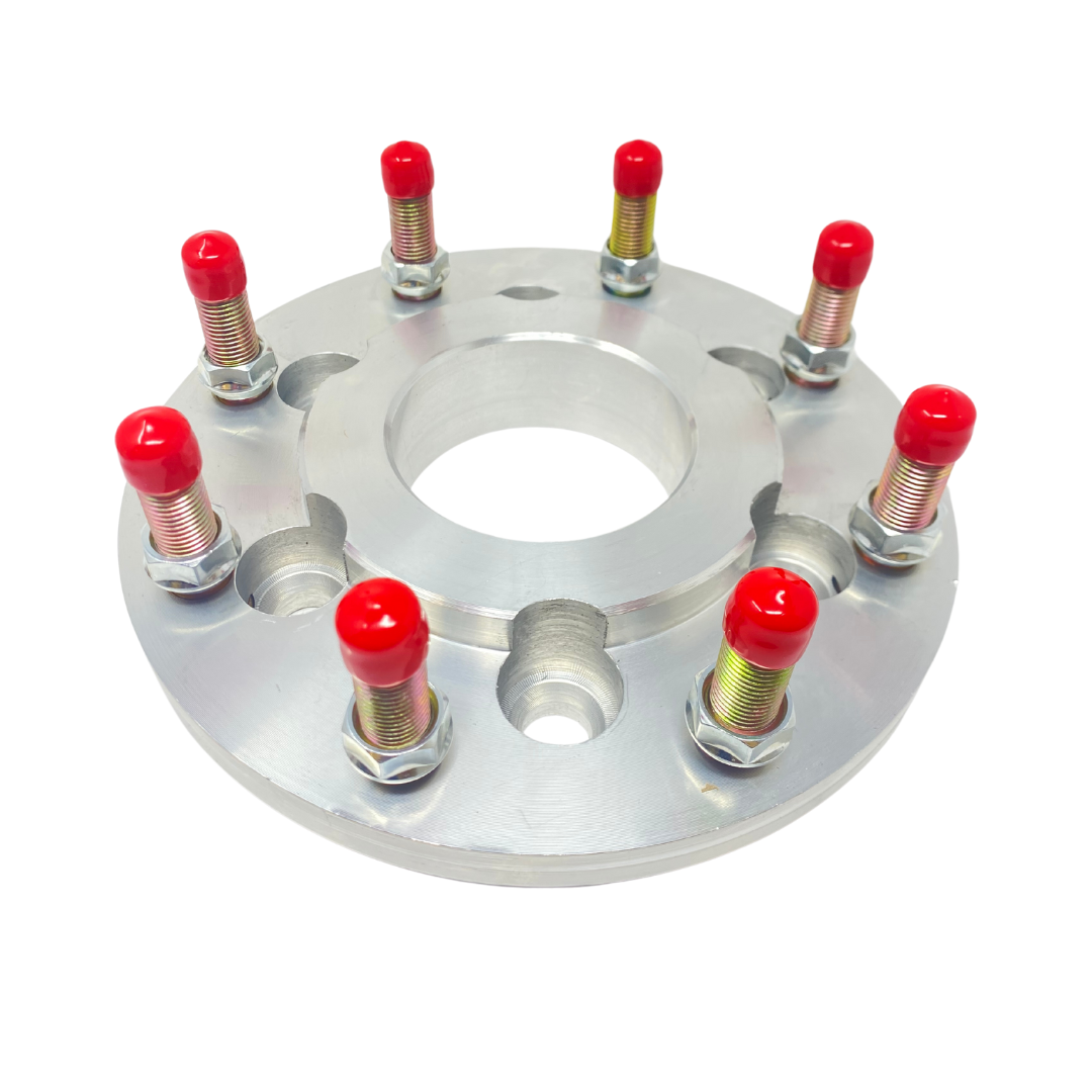 Chevy GMC 6x5.5 To 8x200 RAM Dually Hub Centric Wheel Adapters For Silverado, Sierra, Tahoe 6x139.7 To 8x200 | 78.1mm To 142mm Centerbore | 14x1.5 Studs 1" Inch - 2" Inch Thicknesses Also Fits Yukon, Escalade + More MADE IN THE USA