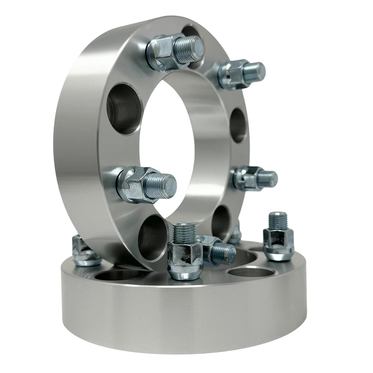 5x150 to 5x5 (5x127) Hub Centric Wheel Adapters Toyota Tundra 1.5" Inch To 2 Inches Thick 14x1.5 Studs & Lug Nuts Use Jeep Wrangler JK JL, Grand Cherokee, Gladiator Wheels on Tundra, Landcruiser + More