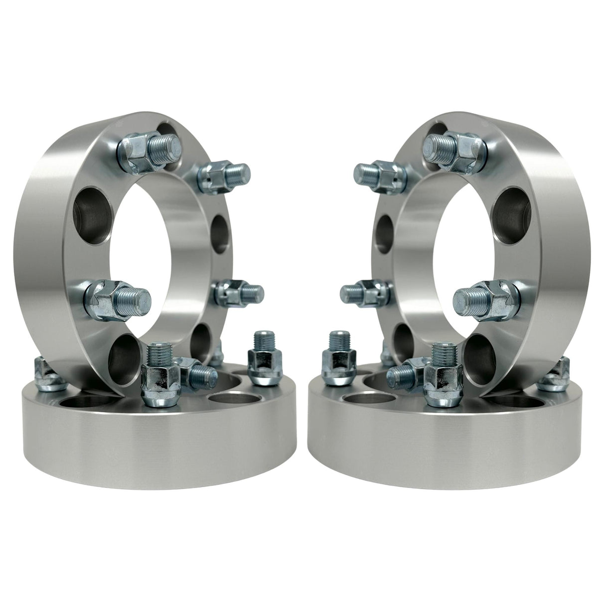 5x150 Hubcentric Wheel Spacers 2007 & Newer Toyota Tundra & 2008 & Newer Sequoia 14x1.5 Studs & Lug Nuts 110mm Center Bore Made For Aftermarket Wheels (Not OEM)
