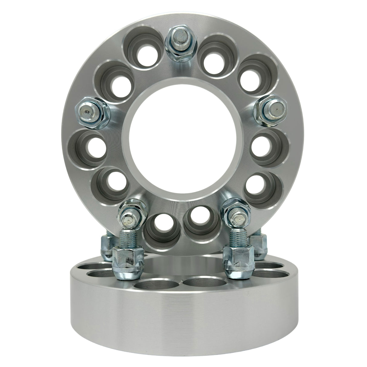 5x5 or 5x5.5 to 5x4.75 Wheel Adapters Universal Kit 1.25-1.50" Inch (32-38mm) 12x1.5 Studs & Lug Nuts 87.1mm Center Bore | 5x127 or 5x139.7 to 5x120.7