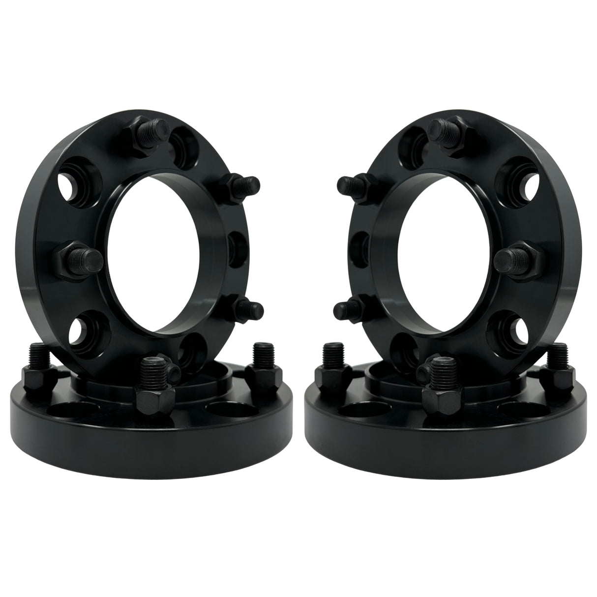 5x150 Hubcentric Wheel Spacers 2007-2021 Toyota Tundra & 2008 & Newer Sequoia 14x1.5 Studs & Lug Nuts 110mm OEM Center Bore + Wheel Centering Lip