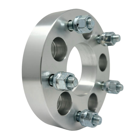 5x4.5 Wheel Spacers Also Known As 5x114.3 Universal Kit 1" Inch - 2" Inch (25-50mm) 12x1.5 Studs & Lug Nuts 74mm Center Bore For All 5 Lug Hub Clearance