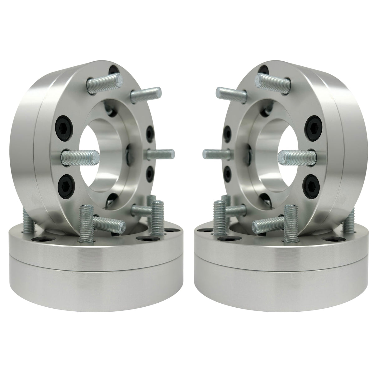 Jeep 5x5 to Toyota 6x5.5 Hubcentric Wheel Adapters 2” Inch Use 6x5.5 Toyota Wheels / Rims On 5x5 Jeeps | 5x127 to 6x139.7  | 12X1.5 Studs