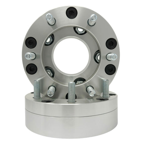 Jeep 5x5 to Toyota 6x5.5 Hubcentric Wheel Adapters 2” Inch Use 6x5.5 Toyota Wheels / Rims On 5x5 Jeeps | 5x127 to 6x139.7  | 12X1.5 Studs