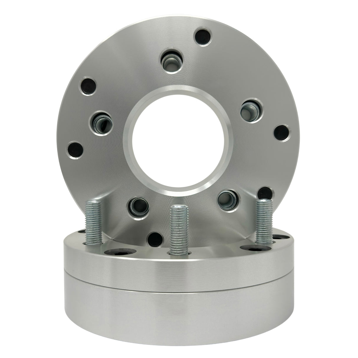 5x5.5 to 6x135 2-Piece Wheel Adapter 2” Inch (50mm) 14x2.0 Studs & Lug Nuts 108mm Center Bore | 5x139.7 to 6x135