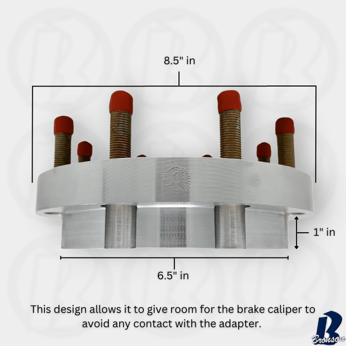 6 To 8 Lug Chevy GMC Cadillac 6x120 To 8x180 Hub Centric Wheel Adapters For Blazer, Colorado, Canyon, Acadia 6x4.72 To 8x180 | 66.9mm To 124.1 Centerbore | 14x1.5 Studs 1" Inch - 2" Inch Thicknesses Also Fits Traverse, XT6, XT5, SRX, Enclave + More