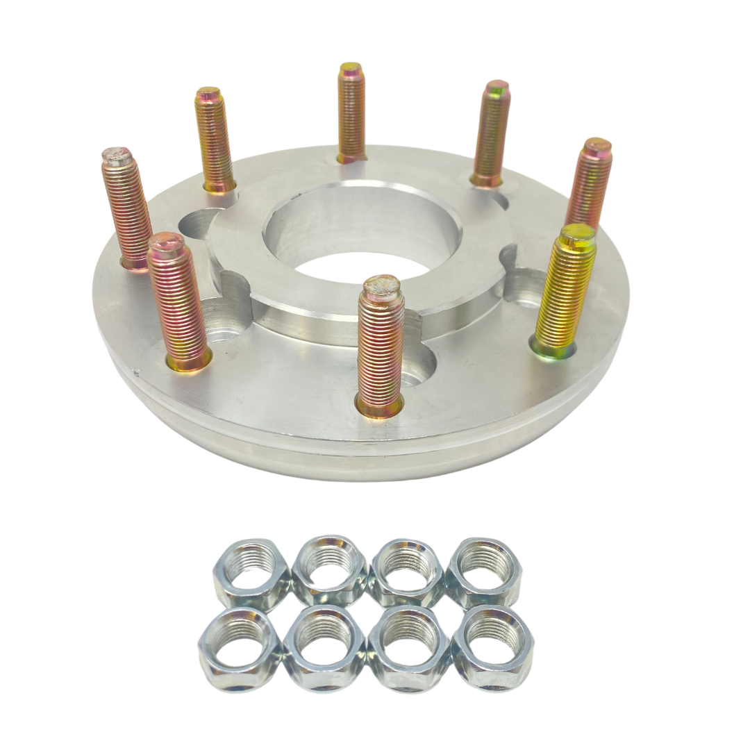 Chevy GMC 6x5.5 To 8x180 Hub Centric Wheel Adapters For Silverado, Sierra, Tahoe 6x139.7 To 8x180 | 78.1mm To 124.1 Centerbore | 14x1.5 Studs 1" Inch - 2" Inch Thicknesses Also Fits Yukon, Escalade + More