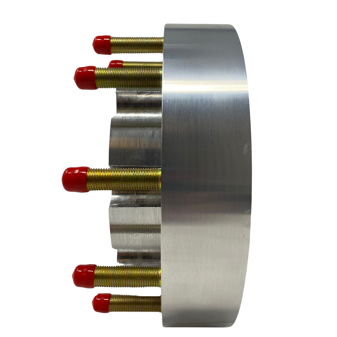 USA Made 8x180 To 10x225 Dually Conversion Hub Centric Wheel Adapters | For 2011 & Newer Silverado & GMC Sierra 2500/3500 Single Wheel Trucks To Use 10x225 Ford F-450/550 & RAM 4500/5500  Wheels | 124.1mm To 170mm Hub Bore | 14x1.5 Studs & Lugs Included