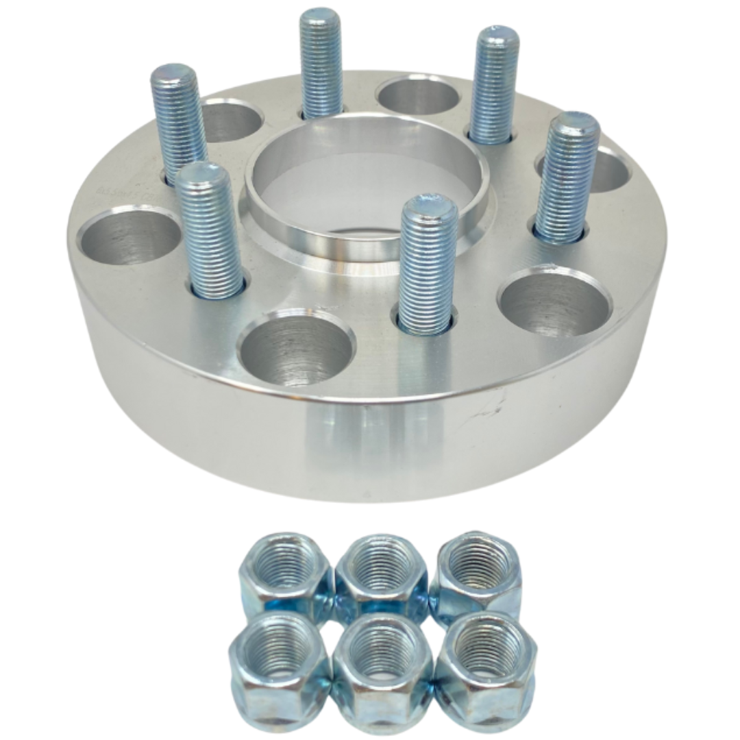 New 2024+ Toyota Tacoma & 2022+ Tundra 6x5.5 Wheel Spacers Hub Centric 95.1mm OEM Bore & Centering Lip 14x1.5 studs 6x139.7 Lug Nuts Included! USA Made & Lifetime Warranty! + 24 Free Toyota OEM Black Mag Lug Nuts!