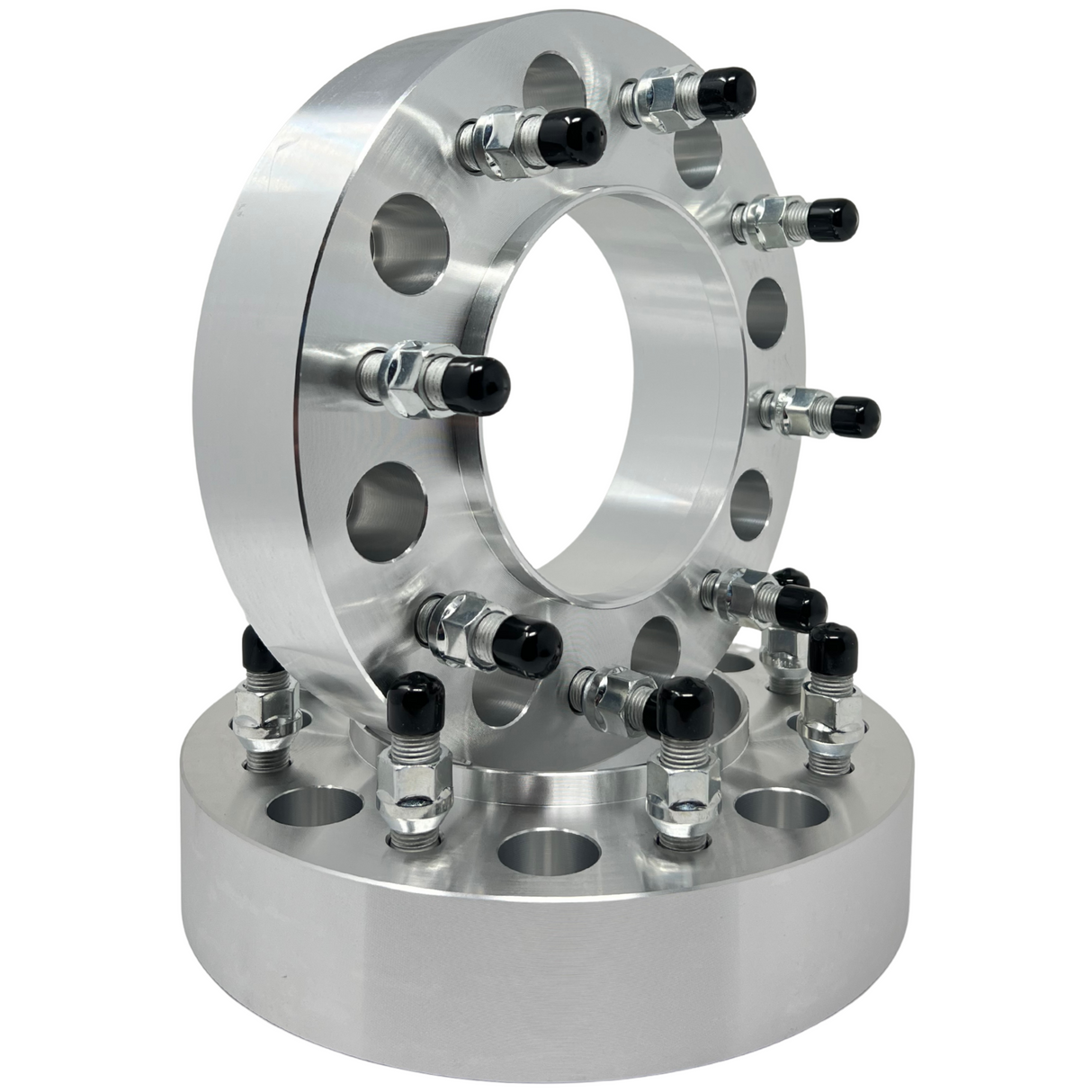 8x200 Dually Wheel Spacers 2" Inch (50mm) Fits 2005 & Newer Ford F-350 Dually Models Only | 14x1.5 Studs & Lug Nuts 142mm Center Bore Import Version Not USA Made USA LIFETIME WARRANTY!