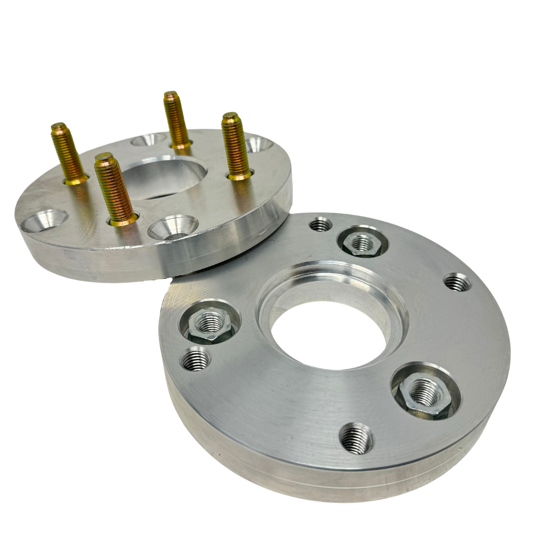 USA Made Smart Fortwo 3 to 4 lug conversion | 3x112 to 4x114.3 (AKA 4x4.5) Wheel Adapters 1.25" - 3 Inch Spacers