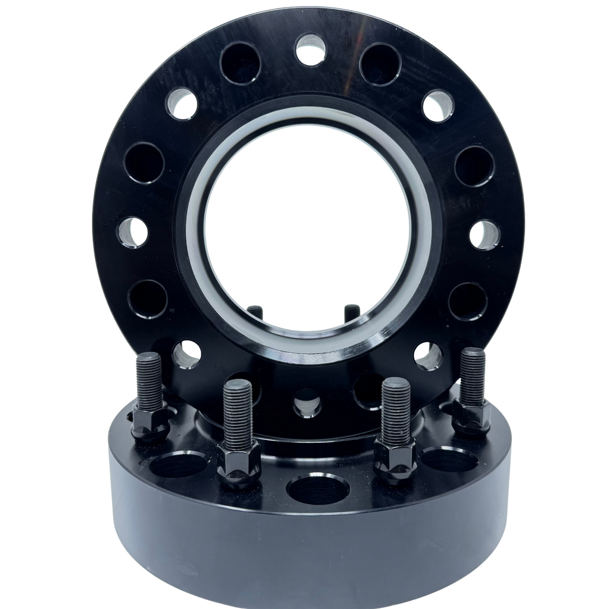 2" Inch 8x200 Front Wheel Spacers For 2005 And Newer F-350 Fits 2005 & Newer | 14x1.5 Studs & Lug Nuts 142mm Center Bore | Import Version Not USA Made | USA LIFETIME WARRANTY!