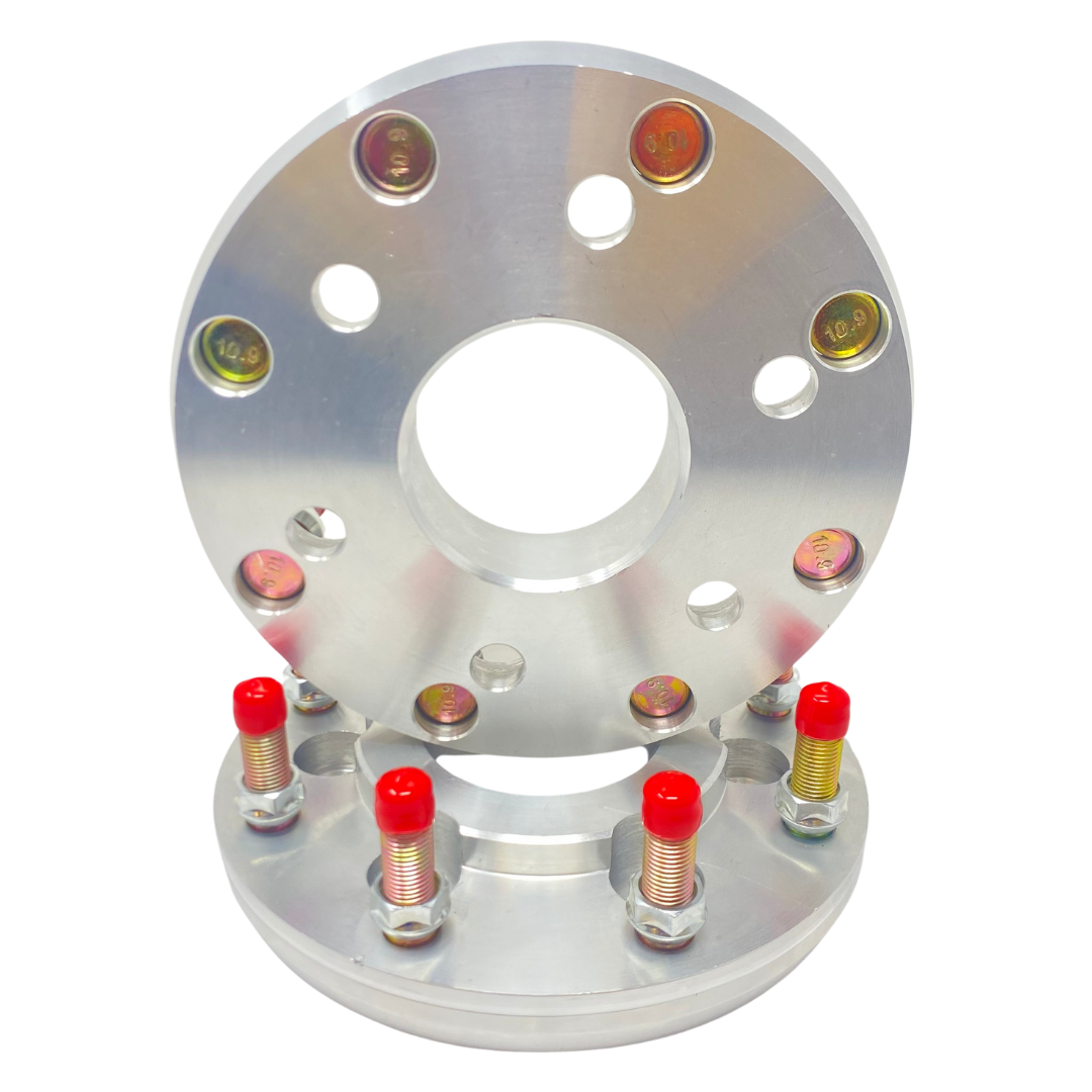 Chevy GMC 6x5.5 To 8x180 Hub Centric Wheel Adapters For Silverado, Sierra, Tahoe 6x139.7 To 8x180 | 78.1mm To 124.1 Centerbore | 14x1.5 Studs 1" Inch - 2" Inch Thicknesses Also Fits Yukon, Escalade + More