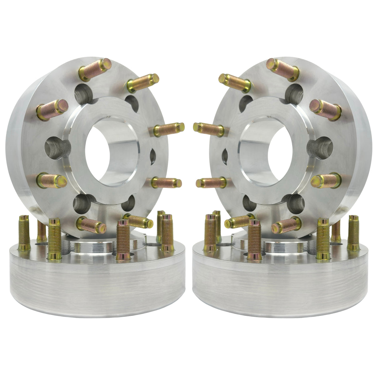 Chevy GMC 6x5.5 To 8x180 Hub Centric Wheel Adapters For Silverado, Sierra, Tahoe 6x139.7 To 8x180 | 78.1mm To 124.1 Centerbore | 14x1.5 Studs 1" Inch - 2" Inch Thicknesses Also Fits Yukon, Escalade + More