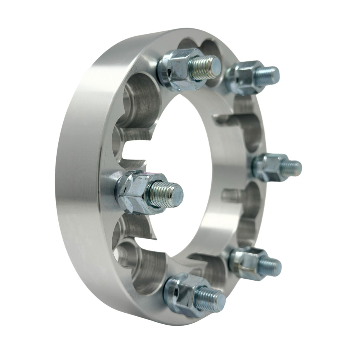 6x4.5 or 6x5 to 6x5.5 Wheel Adapters Universal Kit 1.25" Inch (32mm) 12x1.5 Studs & Lug Nuts 87.1mm Center Bore | 6x114.3 or 6x127 to 6x139.7
