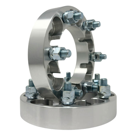 6x135 or 6x139.7 to 6x139.7 Wheel Adapters Universal Kit 1.25"Inch (32mm) 12x1.5 Studs & Lug Nuts 108mm Center Bore | 6x135 or 6x5.5 to 6x5.5