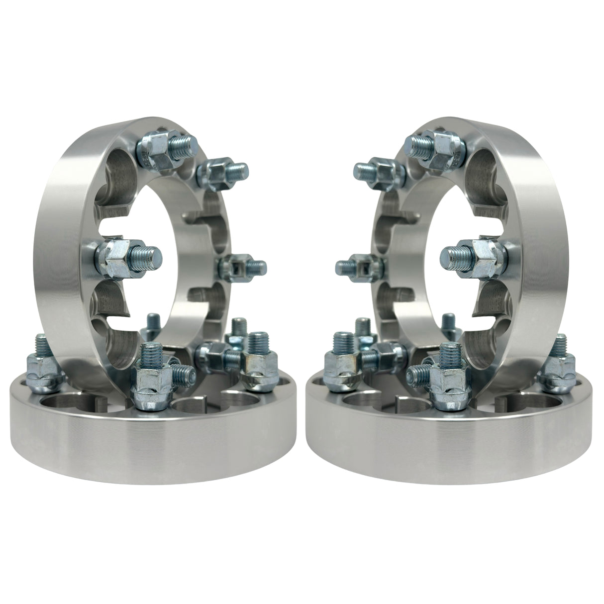 6x135 or 6x139.7 to 6x139.7 Wheel Adapters Universal Kit 1.25"Inch (32mm) 12x1.5 Studs & Lug Nuts 108mm Center Bore | 6x135 or 6x5.5 to 6x5.5