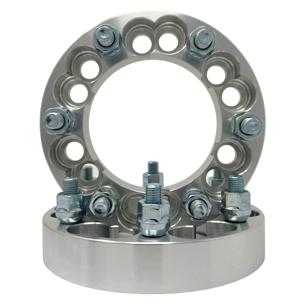 6x5.5 or 6x5 to 6x5 Wheel Adapters Universal Kit 1.25" Inch (32mm) 12x1.5 Studs & Lug Nuts 87.1mm Center Bore | 6x139.7 or 6x127 to 6x127