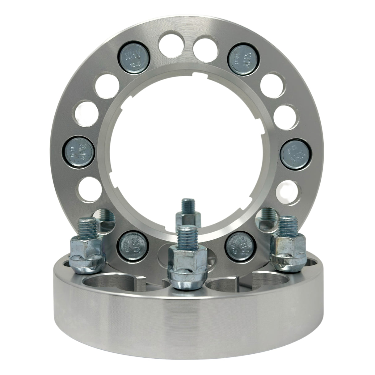 6x4.5 or 6x5 to 6x5.5 Wheel Adapters Universal Kit 1.25" Inch (32mm) 12x1.5 Studs & Lug Nuts 87.1mm Center Bore | 6x114.3 or 6x127 to 6x139.7