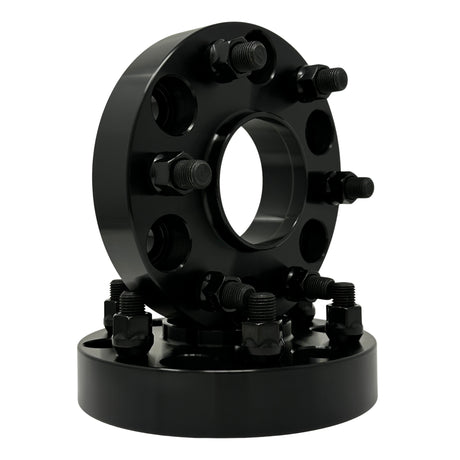 1" Inch (Ford) 6x135 to 6x5.5 (Chevy GMC Wheels) Hub Centric Wheel Adapters For F-150 Raptor, Expedition, Navigator 2014+ 6x135 To 6x139.7 | 87.1mm (Ford Hub) to 78.1mm (Chevy Wheels) Centering Lip | OEM Spec 14x1.5 Studs