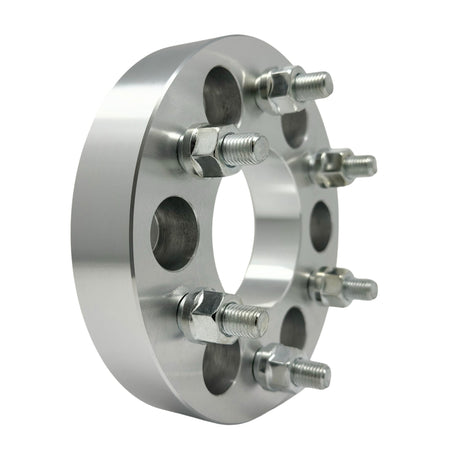 6x135 To 6x5.5 Wheel Adapters 1.5" Inch (38mm) 14x1.5 Studs & Lug Nuts 87.1mm Ford / Lincoln Hub Centric Center Bore | 6x135 to 6x5.5