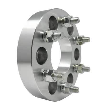 6x4.5 to 6x5.5 Wheel Adapters 1.5" Inch (38mm) 12x1.5 Studs & Lug Nuts 71.5mm Center Bore | 6x114.3 to 6x139.7